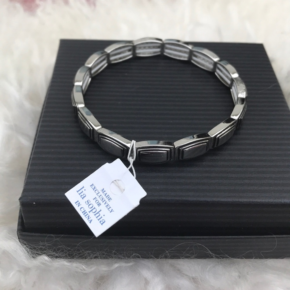 Lia Sophia silver design bracelet new with tags